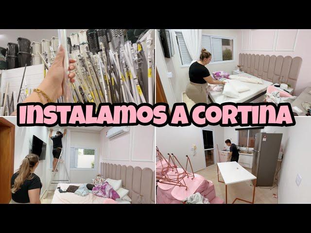 INSTALAMOS A CORTINA | PEQUENAS MUDANÇAS NA COZINHA | Tayane Silvia