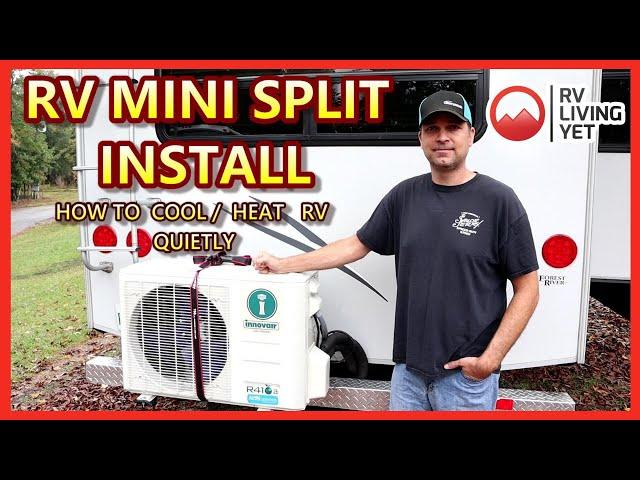 Installing Mini Split Air Conditioner In RV Camper-Installing Mini-Split Heat Pump In RV- RVAC Solar