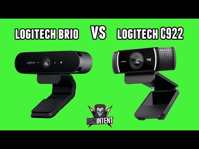 Logitech Brio vs Logitech C922