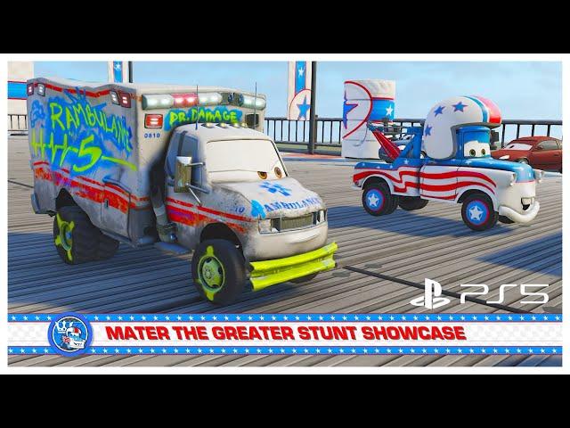 Cars 3 Driven To Win | Dr Damage - Master Level Events | Mater The Greater Stunt Showcase