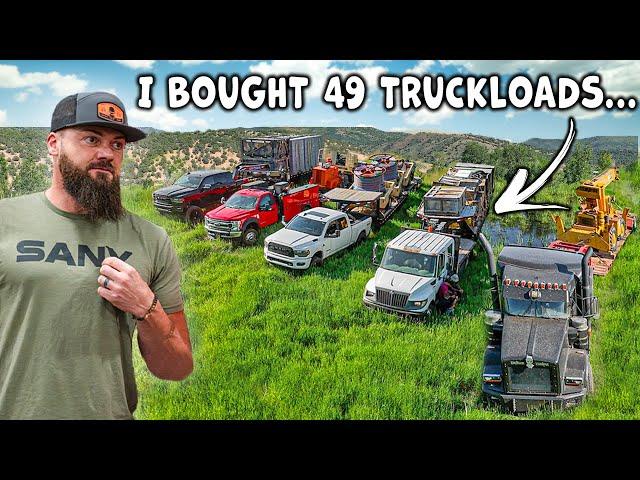 I Bought 49 Truckloads of Stuff at Massive Garage Sale 