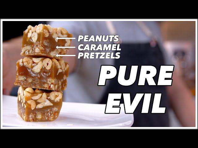 Pretzel Peanut Caramel Squares - Glen And Friends Cooking