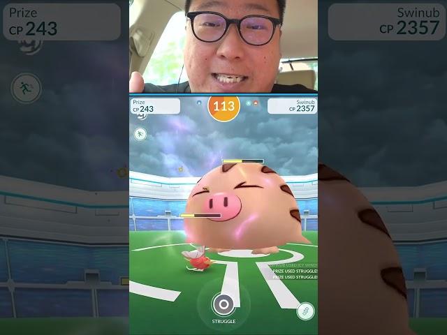 I Used a Level 50 Magikarp to Beat a Raid Boss in Pokemon Go, #shorts