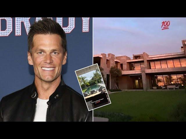 Tom Brady Shares New Photos Showing Off His Sprawling Miami Bachelor Pad on 'One of Those Mornings'