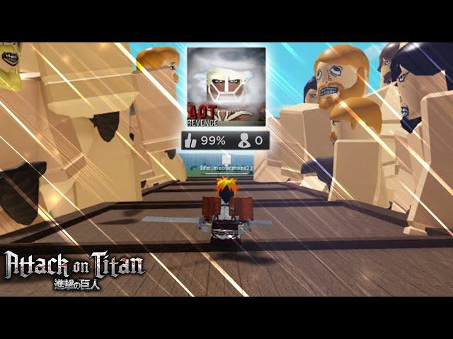 Playing High Rated Attack On Titan Roblox Games With Zero Players...