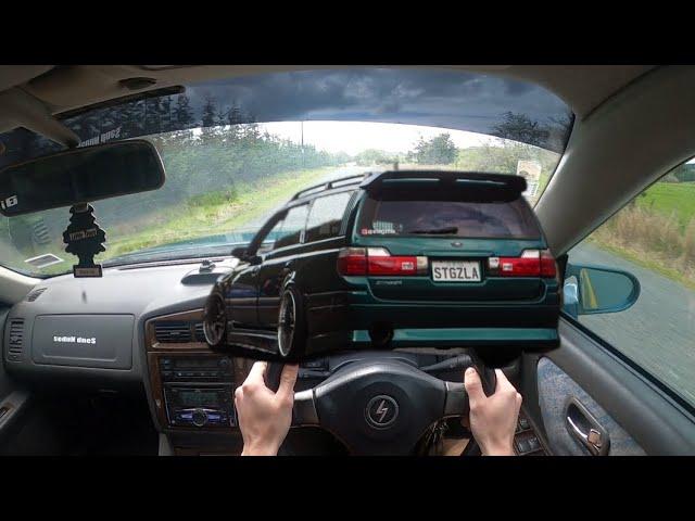 nissan stagea boosting back roads *POV*