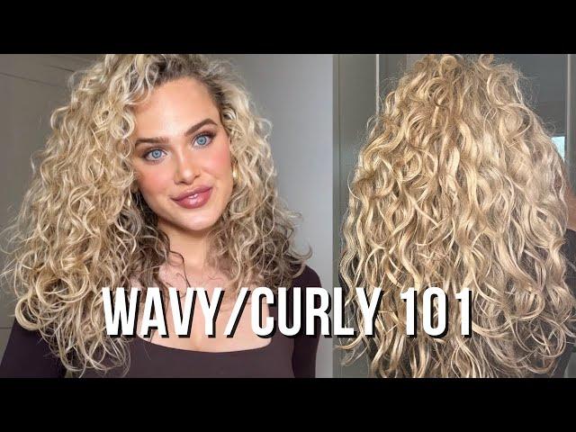 MY WAVY/CURLY HAIR ROUTINE SIMPLIFIED 101  *not sponsored