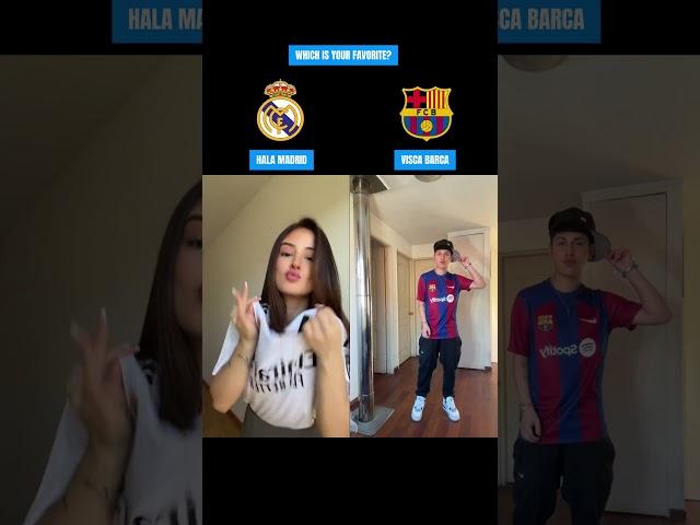 HALA MADRID Vs VISCA BARÇA || Prt 117 #shorts #dance #music  #halamadrid #viscabarça #laliga