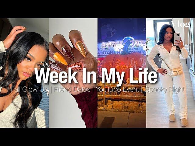 Vlog:Week In My Life | IT’S FALL!!!,SPOOKY NIGHT, SOLO Creator Event, Glow Up, Friend Dates+ MORE