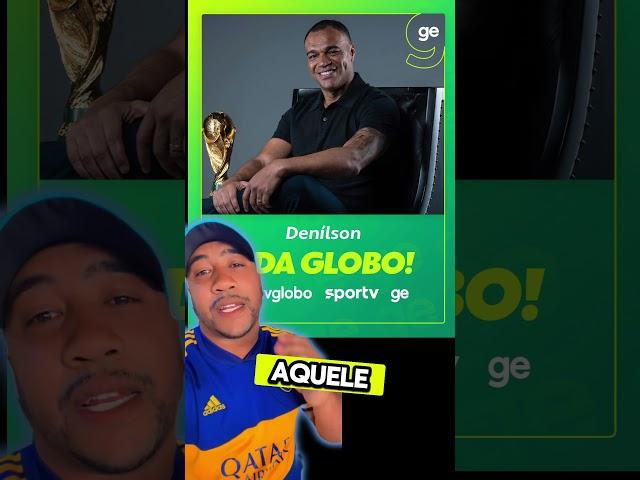 Denilson novo apresentador da globo #flamengo #globo #globoesporte #futebol #denilsonshow