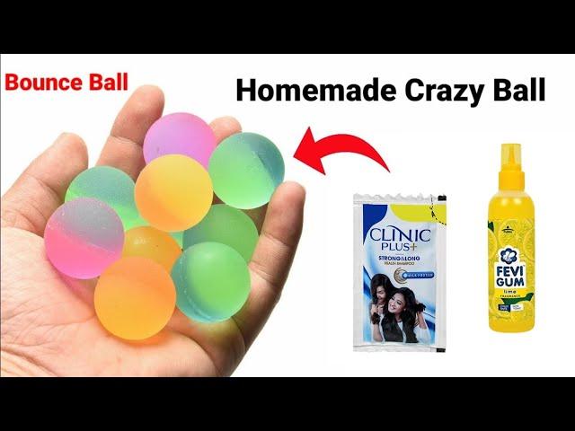 How to make Crazy balls at home/Bouncy ball/homemade crazy ball/diy Crazy ball/Stress Ball/Jumpsball