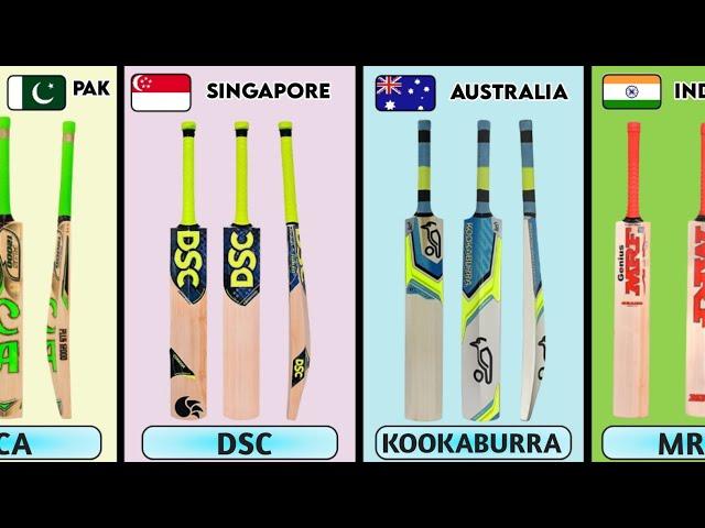 Cricket Bat Brand From Different Countries #dataa2z #india #usa #pakistan