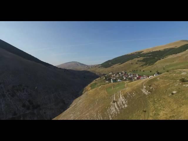 Lukomir, Bobovica, Rakitnica, Bjelasnica view from  a drone.