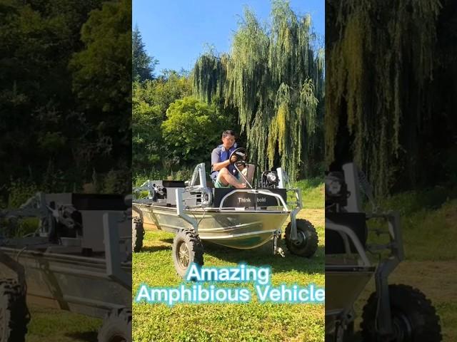 Do you like this amphibious manned vehicle #rcmodel #rcvehicles #amphibious #diyboat