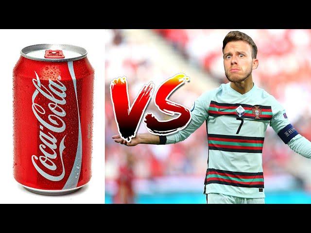 wenn CR7 Coca Cola Hops nimmt...  (Cristiano Ronaldo vs Coca Cola) 