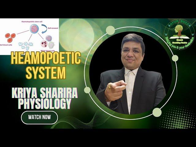 HEAMOPOETIC SYSTEM PHYSIOLOGY BAMS SYLLABUS #ayurbuzz #bams #ayurveda #vddhaval #CHARAKCOACHING