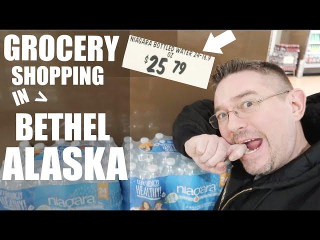 GROCERY SHOPPING IN BETHEL ALASKA | COST OF LIVING IN ALASKA | Somers In Alaska Vlogs