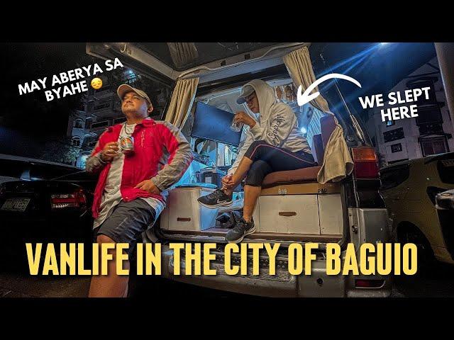 VAN LIFE IN THE CITY OF BAGUIO l STEALTH CAMPING l VAN LIFE EP.