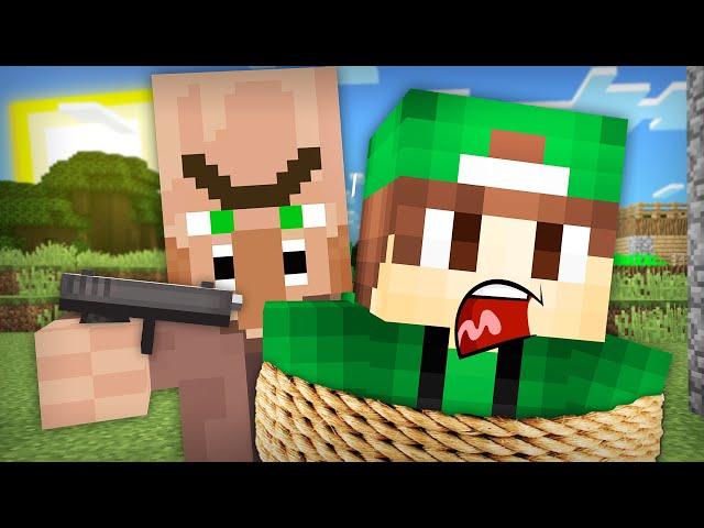 ЖИТЕЛЬ ВЗЯЛ МЕНЯ В ЗАЛОЖНИКИ В МАЙНКРАФТ | Риколит Minecraft