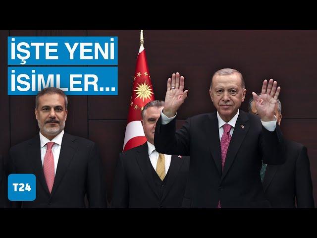 Erdoğan yeni kabinesini açıkladı