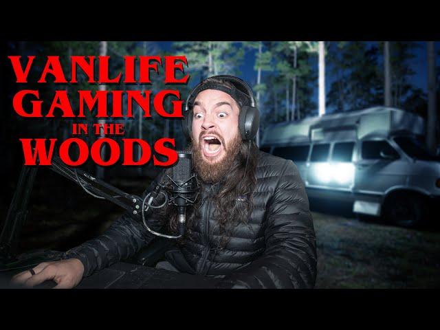 VANLIFE Gaming In The Woods - (Slender: The Arrival)