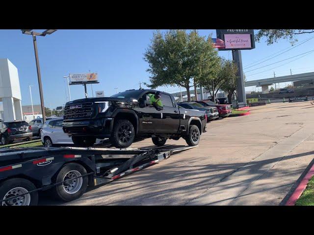 New 2025 GMC 2500 truck delivery in process