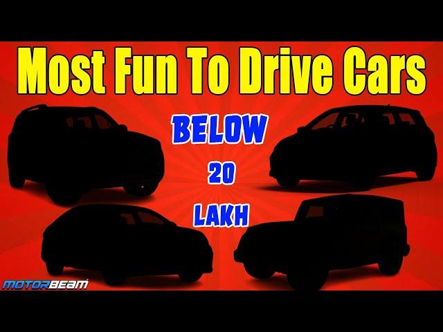 Top 6 Fun To Drive Cars Below Rs. 20 Lakh | MotorBeam