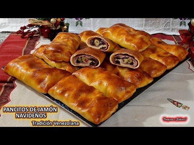 PANCITOS DE JAMÓN NAVIDEÑOS Tradición Venezolana, Deliciosos, Especiales y Lindos