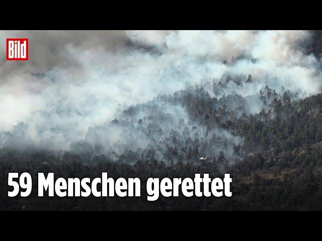 Südtirol: Brennendes Auto löst Waldbrand in den Alpen aus