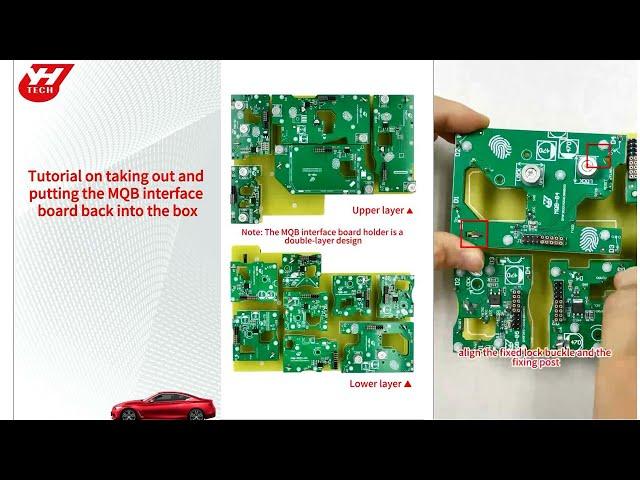 How to Take out and Put back Yanhua Mini ACDP Module 33 MQB interface board into the box- OBDII365