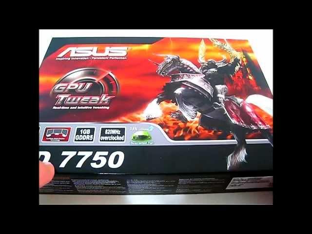 ASUS Radeon HD 7750 1GB GDDR5 Video Card Overview