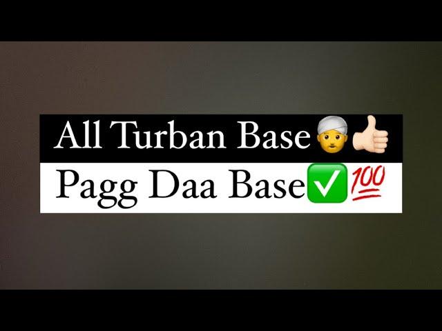 All Turban Base || Pagg Daa Base || easy Way || Sukhman Bilkhu || Fully Explained