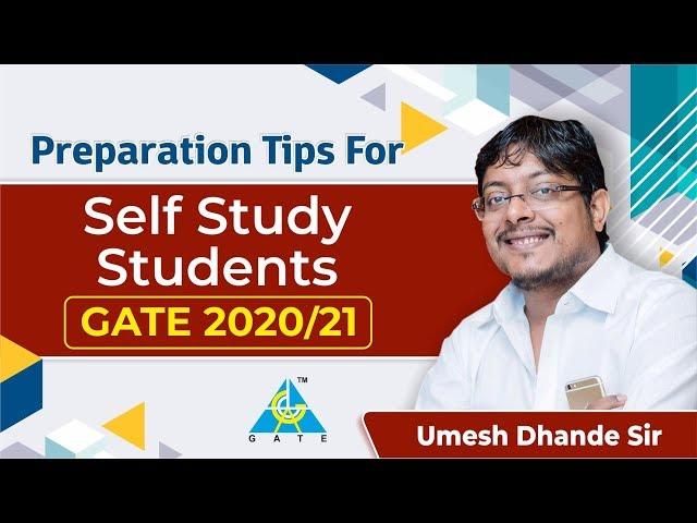 Preparation Tips For Self Study Students | GATE 2020/21