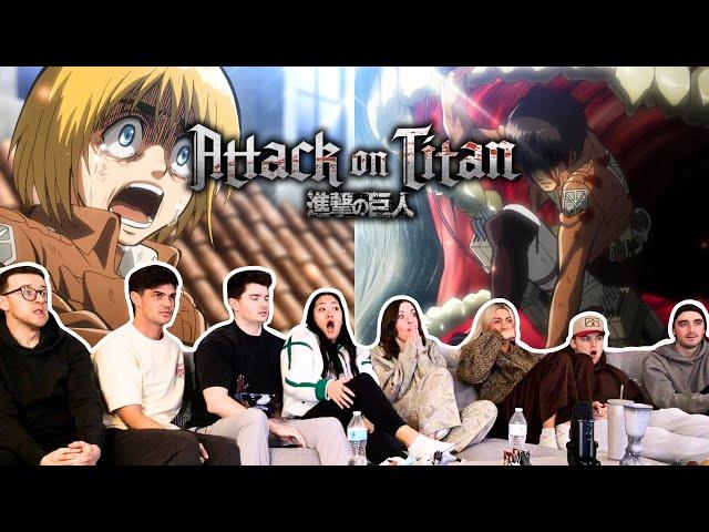 Converting HATERS To Attack on Titan 1x4-5 | Reaction/Review