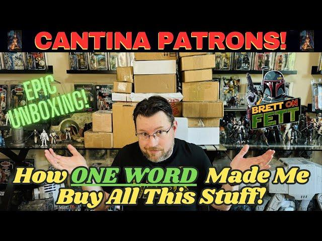 STAR WARS ACTION FIGURES EPIC UNBOXING! NEXT HASLAB? CANTINA PATRONS! (Ep. 92)