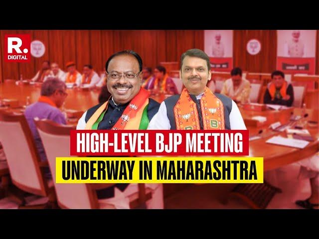 High-Level BJP Meeting Underway In Maharashtra; Bawankule, Fadnavis Discuss Political Roadmap Ahead