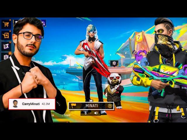 CARRYMINATI & SATVIK vs BIG "V-Badge" YOUTUBER in CS Rank