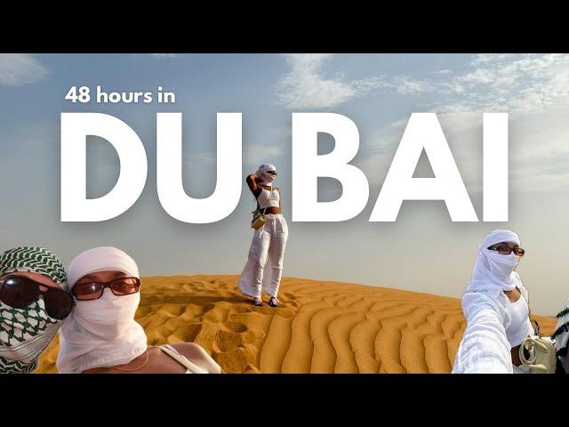 A crazy 48+ hours in DUBAI | Pack & prep, shopping, dessert safari, gold souk & surprise day |