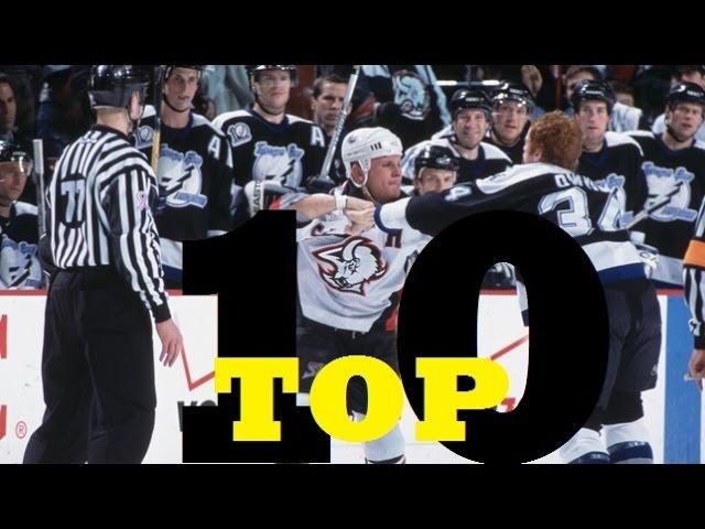 Top Ten NHL Hockey Fights of Rob Ray