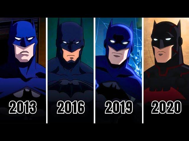 The Evolution of Batman (The DC Animated Movie Universe)