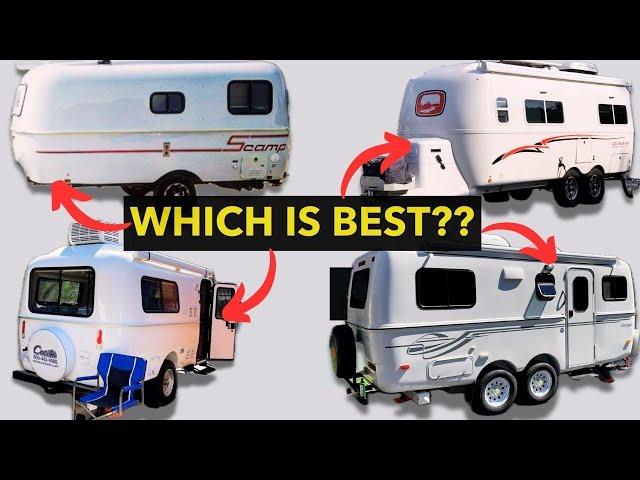 Fiberglass Travel Trailers Comparison: Escape, Casita, Scamp, & Oliver