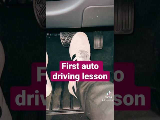 First ever automatic driving lesson #drivingschool #auto #bmw #audi