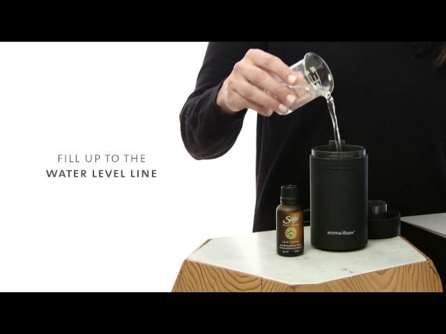 How to use aromaRoam, ultrasonic diffuser I Canada