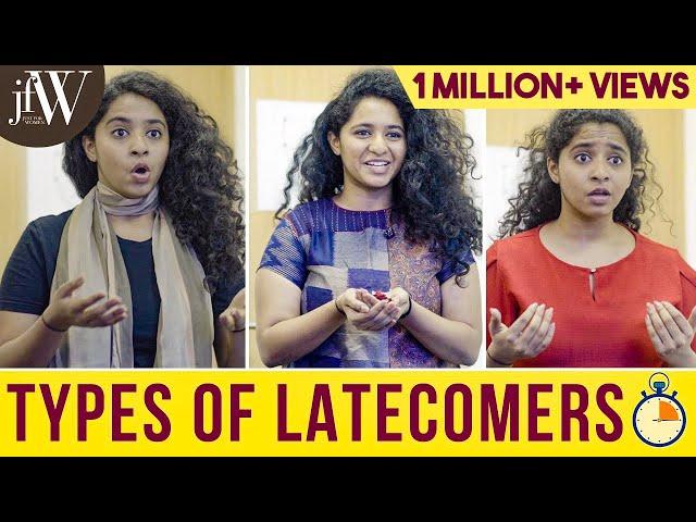 Types of Latecomers | RJ Saru | Being Saru | JFW Originals | English Subtitles