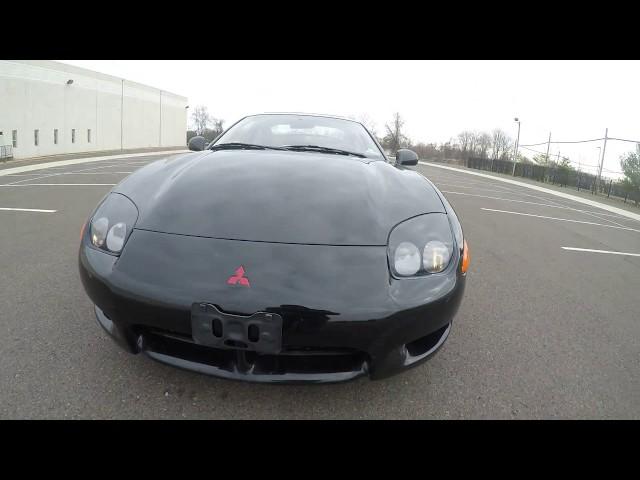 4K Review 1997 Mitsubishi 3000GT Black Test-Drive & Walk-around