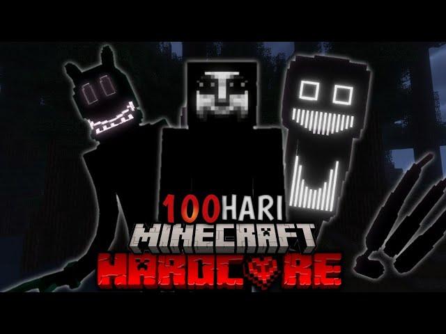 100 HARI DI MINECRAFT HARDCORE HORROR DARK DWELLERS