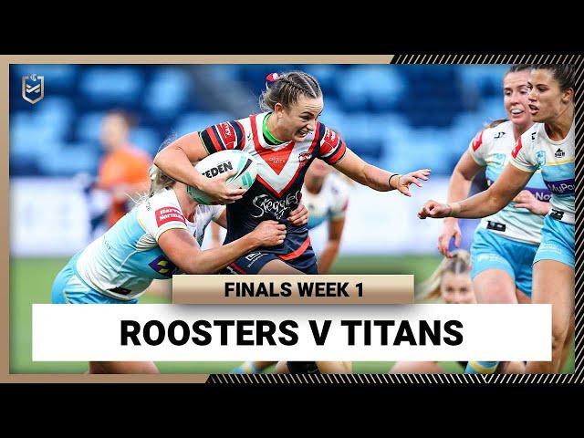 Sydney Roosters v Gold Coast Titans | NRLW 2023 Finals Week 1 | Full Match Replay