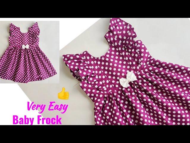 Frill Baby Frock cutting and stitching| Baby Frock cutting and stitching