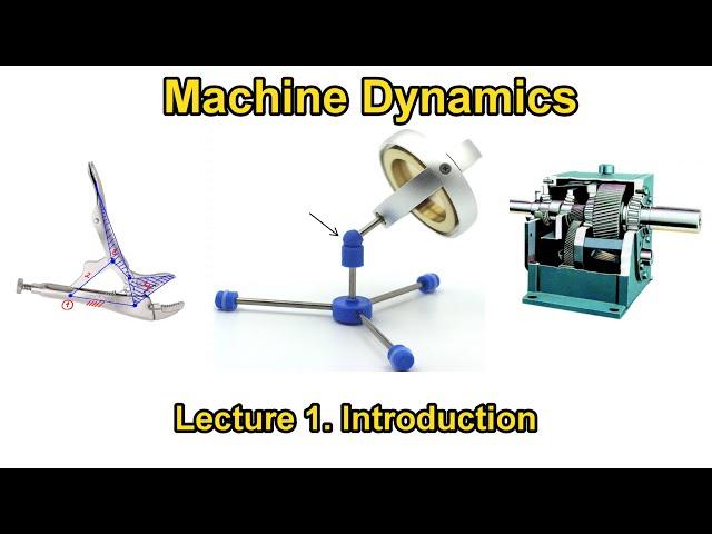 Lecture 1  An Introduction to Machines and Mechanisms