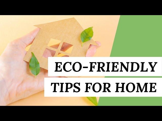 5 Eco-Friendly HOME IMPROVEMENT Tips (Eco-Friendly Life)